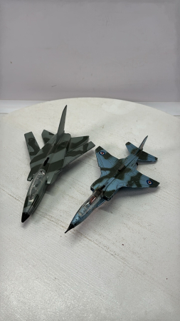 (2) Dinky Fighter Planes