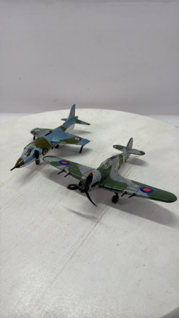 (2) Dinky Fighter Planes