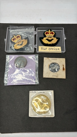 Quantity of Military Badges & Tokens