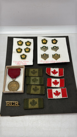 Quantity of Miltary Items & Velcro Flag Patches