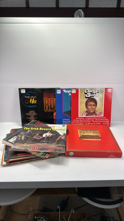 Large Quantity of Long Play Records