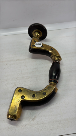 Brass Clad Marples Hand Brace