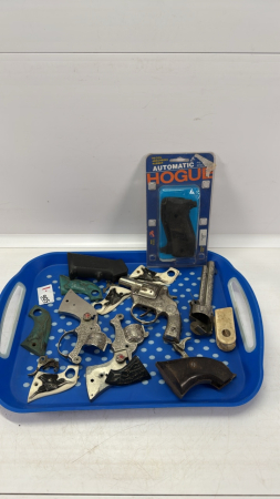 Tray of Cap Gun Parts