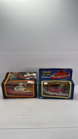 (2) Squirting Fire Boats