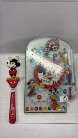 Mickey Mouse Marble Game&16in Back Scratcher