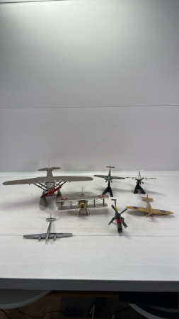 Tray Lot of Model Airplanes