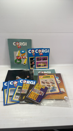 Quantity of Corgi Toy Catalogues