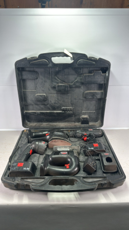 4 PC Jobmate 14.4V Cordless Tool Kit