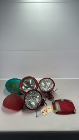 (3) MF Tractor Lights