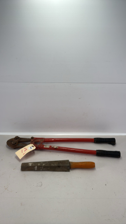 24in Bolt Cutters & Sharpening Stone