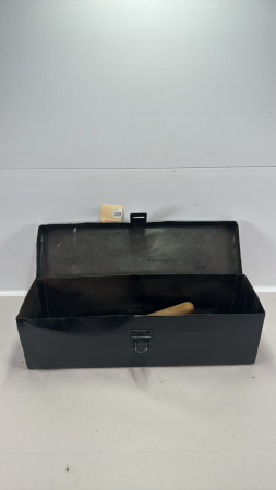 Metal Toolbox with Contents
