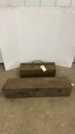 (2) Metal Toolboxes