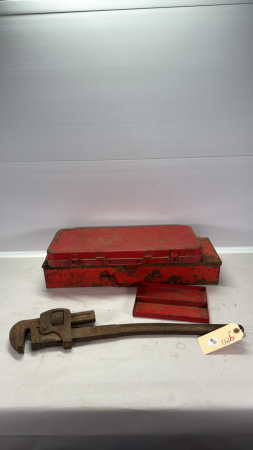 (3) Empty Metal Socket Set Boxes
