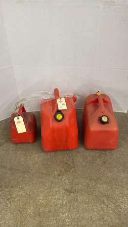 Assorted Gas Can Lot