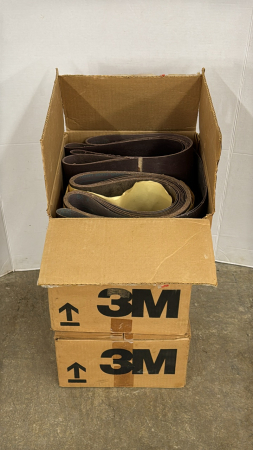 (3) Boxes of 6in x 48in Resin Bond Cloth Belt