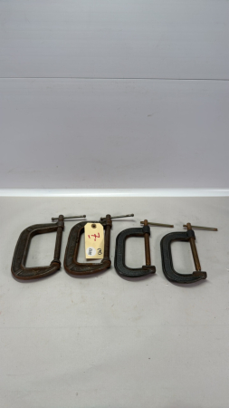 (4) 4in C Clamps