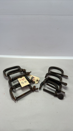 (8) 3in C Clamp Lot