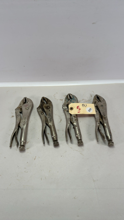 4 Pair of Vise Grips