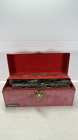 International Steel Red Toolbox w/Contents