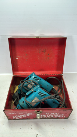(2) Makita Electric Drills