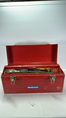 Mastercraft Metal Toolbox with Contents