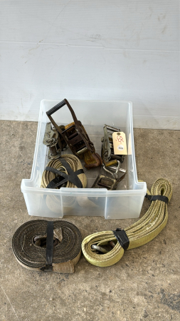 (3) 2IN RATCHET STRAPS