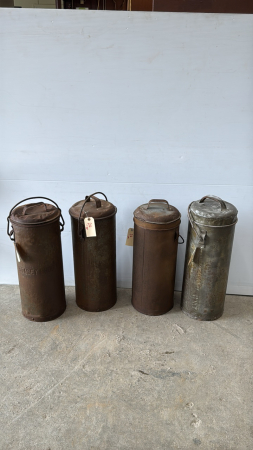 (4) CREAM CANS