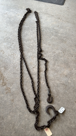 3/8IN X 28FT CHAIN W/2 HOOKS