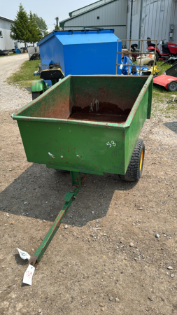 STEEL 36IN X 48IN GARDEN DUMP TRAILER