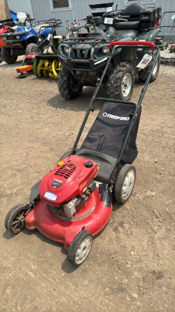 TROYBILT 20IN PUSH MOWER WITH BAGGER