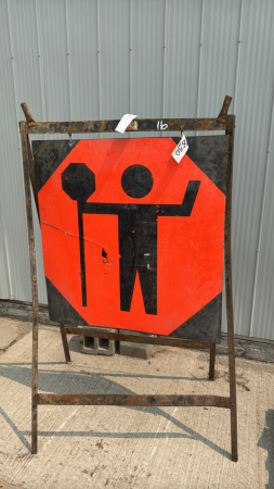 STOP AHEAD SIGN