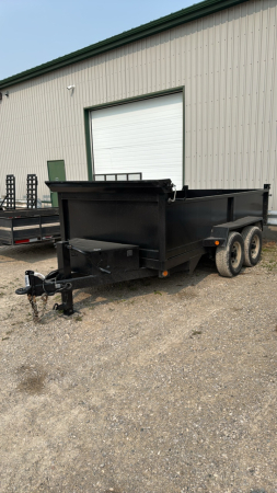 2014 QSAP 12FT X 6FT 5 TON TANDEM DUMP TRAILER