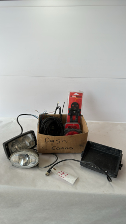QUANTITY OF LIGHTS AND CAB CAMERA MONITOR