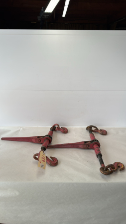 PAIR OF RATCHETING CHAIN BINDERS