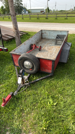 4FT X 8FT SINGLE AXLE UTILITY TRAILER