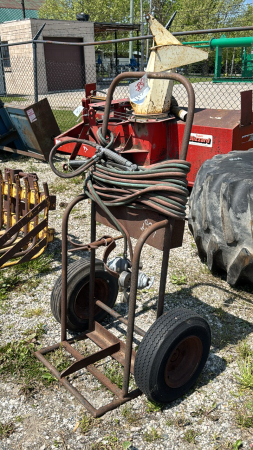 TORCH CART WITH HOSES AND GUAGES