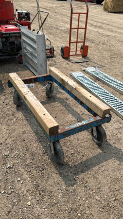 4-WHEELED 46IN X 26IN DOLLY