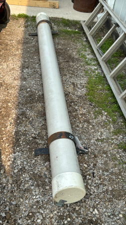 POLY 94IN PIPE WITH LIDS ON BOTH ENDS