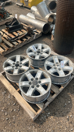 4-ALUMINUM PICKUP TRUCK RIMS
