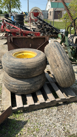 3 TIRES ON RIMS