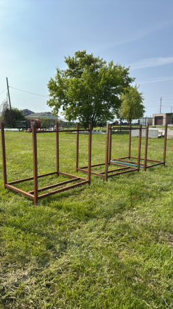 LOT OF 3 STEEL FRAMES