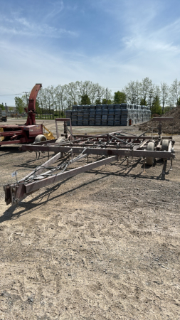 14FT 4-BAR S-TINE CULTIVATOR WITH 3-BAR TINE HARROWS