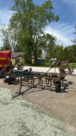 FORD 16FT CULTIVATOR WITH 3-BAR TINE HARROWS