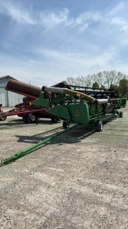2001 JOHN DEERE 930F FLEX HEAD WITH AWS AIR REEL