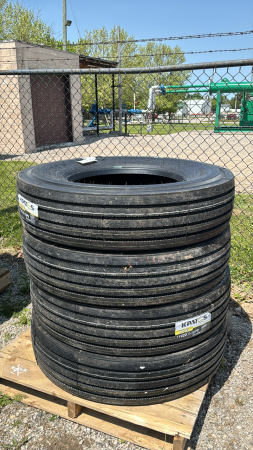 4 UNUSED KPATOS 11R22.5 TIRES