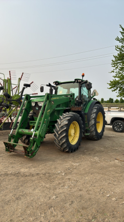 JOHN DEERE 6190R MFWD DIESEL TRACTOR (SEE NOTE)