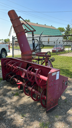 SMYTH 7FT DOUBLE AUGER SNOWBLOWER