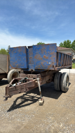 10FT X 8FT SINGLE AXLE HYDRAULIC DUMP TRAILER
