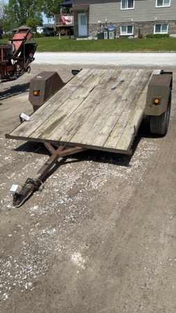 9FT X 64IN SINGLE AXLE TRAILER