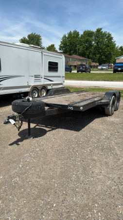 17FT X 6FT TILT DECK TANDEM FLATBED TRAILER